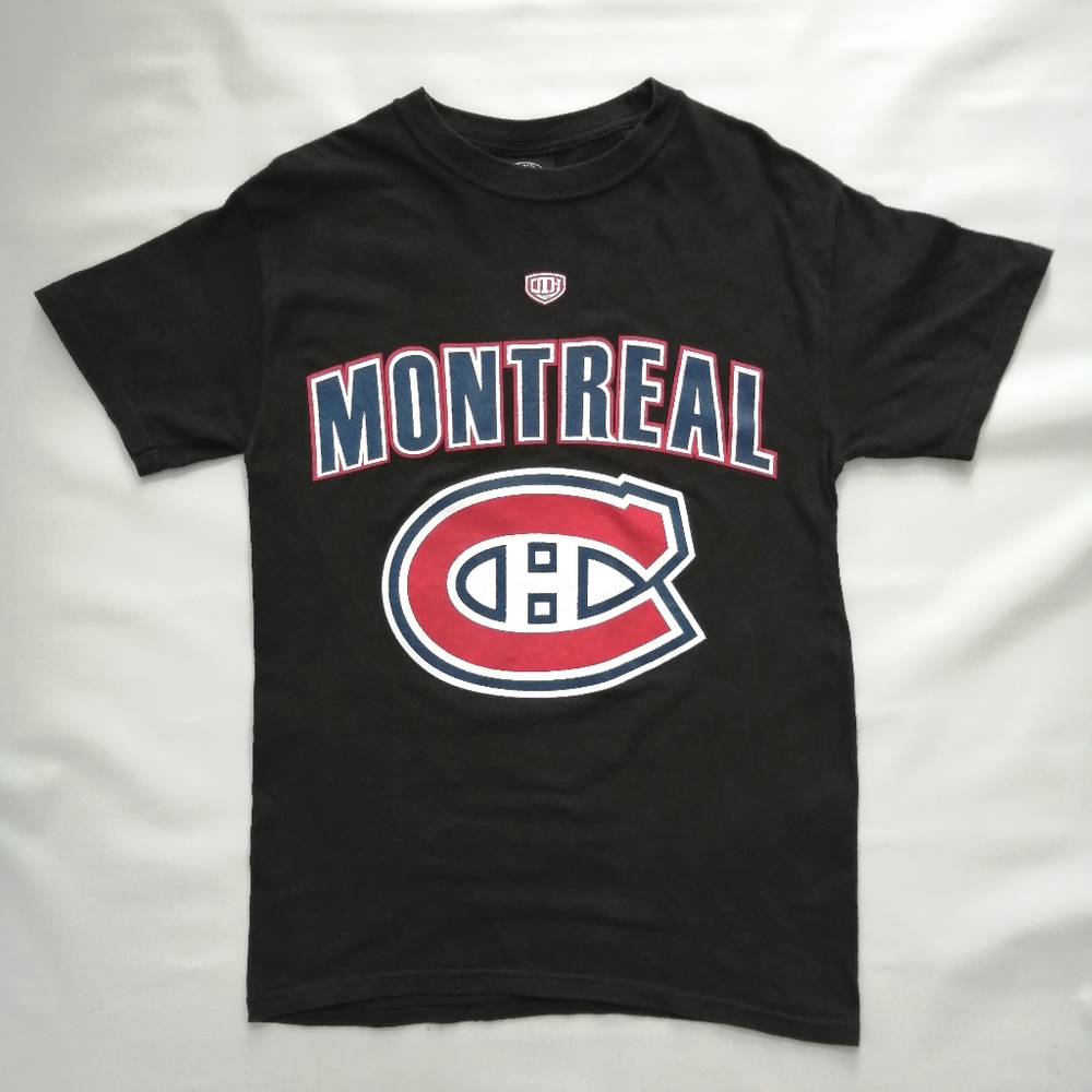 Montreal Canadiens Black Hockey T-shirt Small